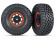 Tires & Wheels Baja KR3/Desert Racer Black-Orange (2) UDR
