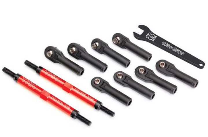 Toe-In Stag 144mm Alu Röd (med Nyckel) (2) E-Revo 2 i gruppen Katalog / Fabrikat / T / Traxxas / Reservdelar hos Minicars Hobby Distribution AB (428638R)