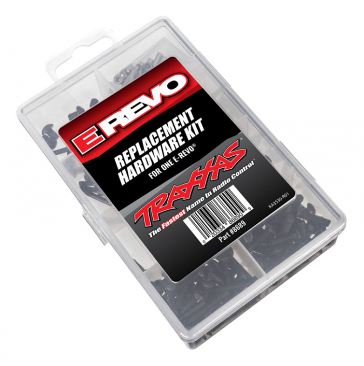 Skruvsats Komplett E-Revo i gruppen Katalog / Fabrikat / T / Traxxas / Skruv, Mutter & Brickor hos Minicars Hobby Distribution AB (428689)