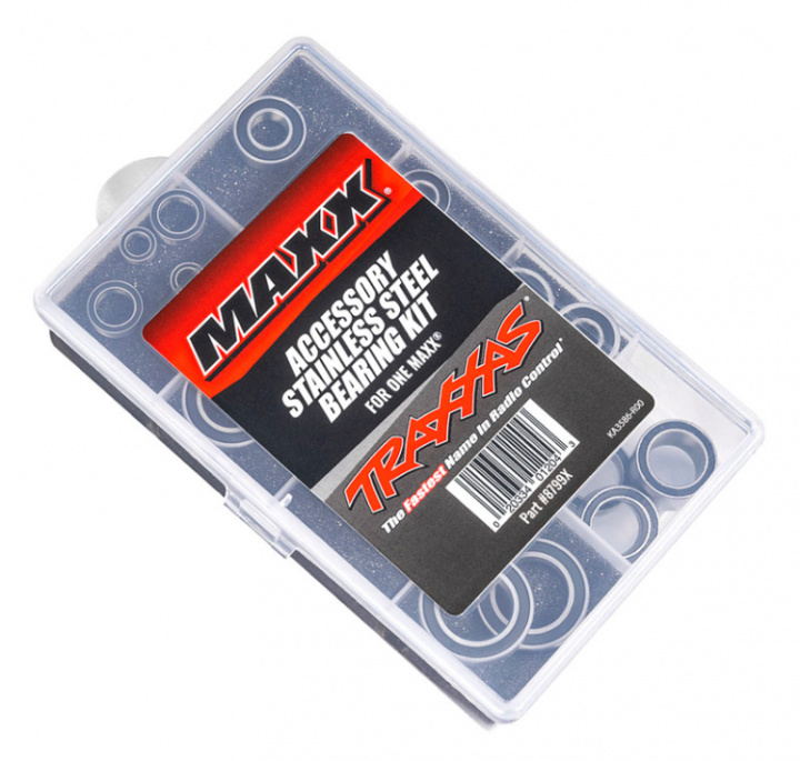 Kullagersats Komplett Rostfritt Maxx i gruppen Katalog / Fabrikat / T / Traxxas / Reservdelar hos Minicars Hobby Distribution AB (428799X)