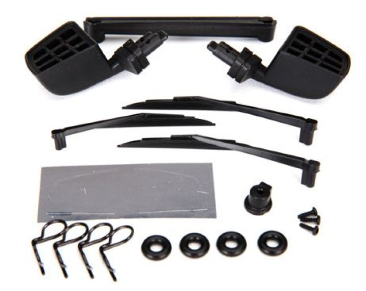Backspeglar & Vindrutetorkare Mercedes G500 / G 63 i gruppen Katalog / Fabrikat / T / Traxxas / Karosser & Tillbehör hos Minicars Hobby Distribution AB (428817)