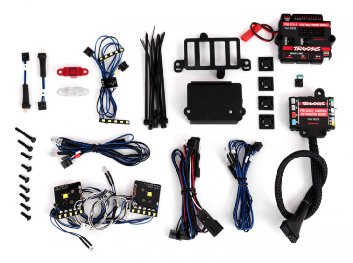 LED Ljus Set Pro Scale Komplett TRX-4 Mercedes G500/G63 6x6 i gruppen Katalog / Fabrikat / T / Traxxas / Reservdelar hos Minicars Hobby Distribution AB (428898X)