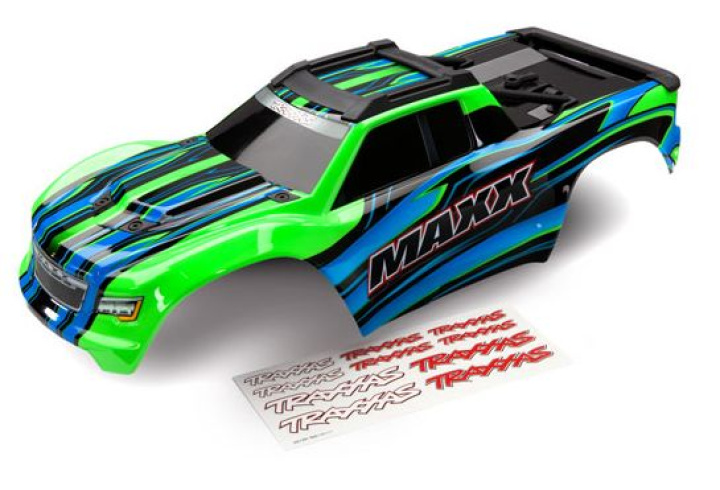 Kaross Maxx Grön i gruppen Katalog / Fabrikat / T / Traxxas / Karosser & Tillbehör hos Minicars Hobby Distribution AB (428911G)