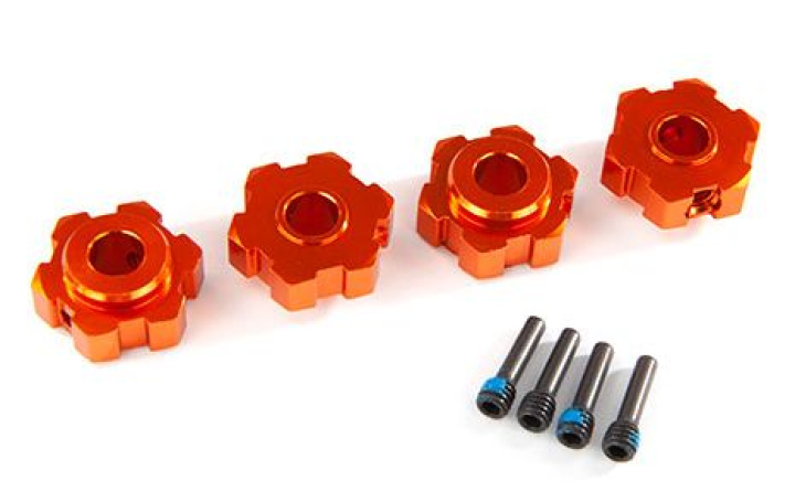 Fälgnav Alu Orange (4) Maxx i gruppen Katalog / Fabrikat / T / Traxxas / Reservdelar hos Minicars Hobby Distribution AB (428956T)