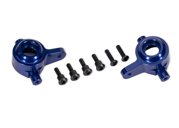 Styrspindlar Alu Blå (Par) Raptor R Ultimate, (Uppgradering #9080) i gruppen Katalog / Fabrikat / T / Traxxas / Reservdelar hos Minicars Hobby Distribution AB (429064-BLUE)