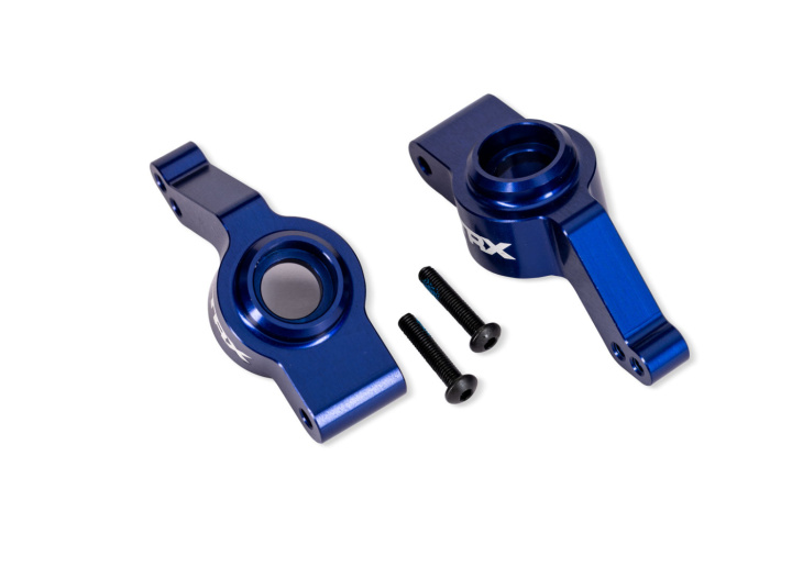 Hjulaxelhållare Alu Blå (Par) Raptor R Ultimate, (Uppgradering #9080) i gruppen Katalog / Fabrikat / T / Traxxas / Reservdelar hos Minicars Hobby Distribution AB (429065-BLUE)