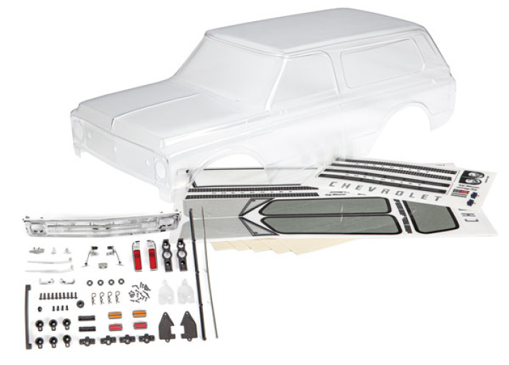 Kaross Chevy Blazer ´69 Omålad med Detaljer i gruppen Katalog / Fabrikat / T / Traxxas / Karosser & Tillbehör hos Minicars Hobby Distribution AB (429112)