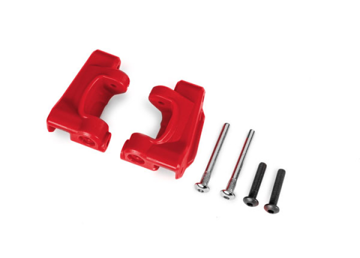 Casterblock EHD Röd (Par) (för Uppgraderingskit #9182) Bandit i gruppen Katalog / Fabrikat / T / Traxxas / Reservdelar hos Minicars Hobby Distribution AB (429135-RED)