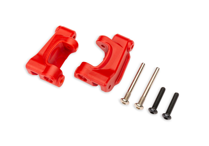 Achsschenkelträger EHD Rot (Paar) 2WD (nicht Bandit) in der Gruppe Katalog / Hersteller / T / Traxxas / Spare Parts bei Minicars Hobby Distribution AB (429136X-RED)