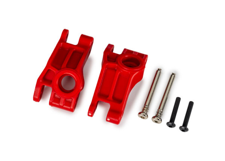 Hjulaxelhållare EHD Röd (Par) (för Uppgraderingskit #9180/9181/9182) 2WD i gruppen Katalog / Fabrikat / T / Traxxas / Reservdelar hos Minicars Hobby Distribution AB (429150-RED)