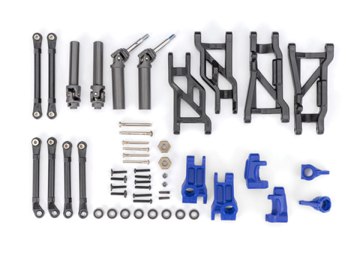 Fjädring och Drivlina EHD Blå Uppgradering Set 2WD Raptor, Slash, Slash Mod i gruppen Katalog / Fabrikat / T / Traxxas / Reservdelar hos Minicars Hobby Distribution AB (429181-BLUE)