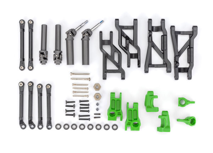 Fjädring och Drivlina EHD Grön Uppgradering Set 2WD Raptor, Slash, Slash Mod i gruppen Katalog / Fabrikat / T / Traxxas / Reservdelar hos Minicars Hobby Distribution AB (429181-GRN)