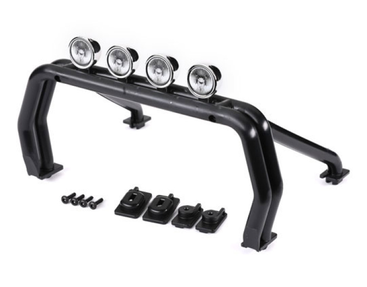Störtbåge Svart med Fästen Chevrolet K10, Ford F-150 i gruppen Katalog / Fabrikat / T / Traxxas / Reservdelar hos Minicars Hobby Distribution AB (429262R)