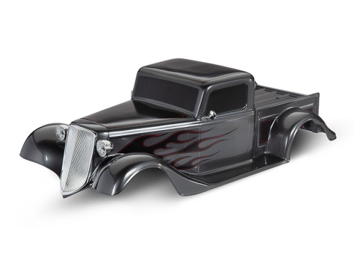 Kaross Factory Five ´33 Hot Rod Truck Grå i gruppen Katalog / Fabrikat / T / Traxxas / Karosser & Tillbehör hos Minicars Hobby Distribution AB (429335X)