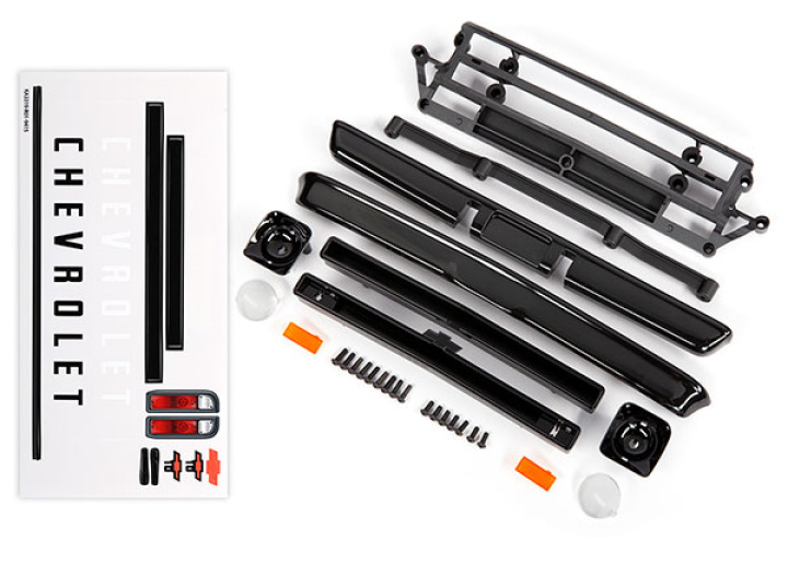 Karossdelar Chevrolet C10 Svart i gruppen Katalog / Fabrikat / T / Traxxas / Karosser & Tillbehör hos Minicars Hobby Distribution AB (429415)