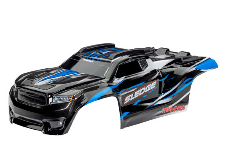 Kaross Sledge Blå Komplett med Fästen i gruppen Katalog / Fabrikat / T / Traxxas / Karosser & Tillbehör hos Minicars Hobby Distribution AB (429511A)