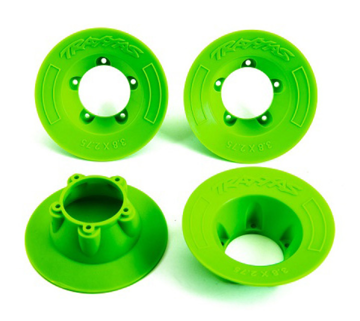 Navkapslar Grön (för Hjul #9572) (4) i gruppen Katalog / Fabrikat / T / Traxxas / Reservdelar hos Minicars Hobby Distribution AB (429569G)