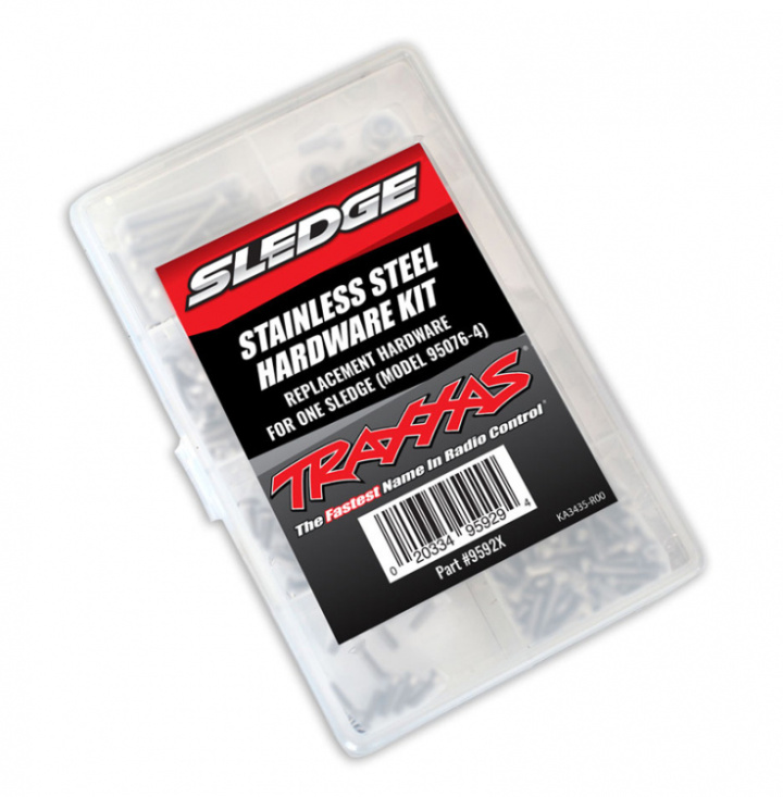 Skruvsats Komplett Rostfritt Sledge i gruppen Katalog / Fabrikat / T / Traxxas / Skruv, Mutter & Brickor hos Minicars Hobby Distribution AB (429592X)