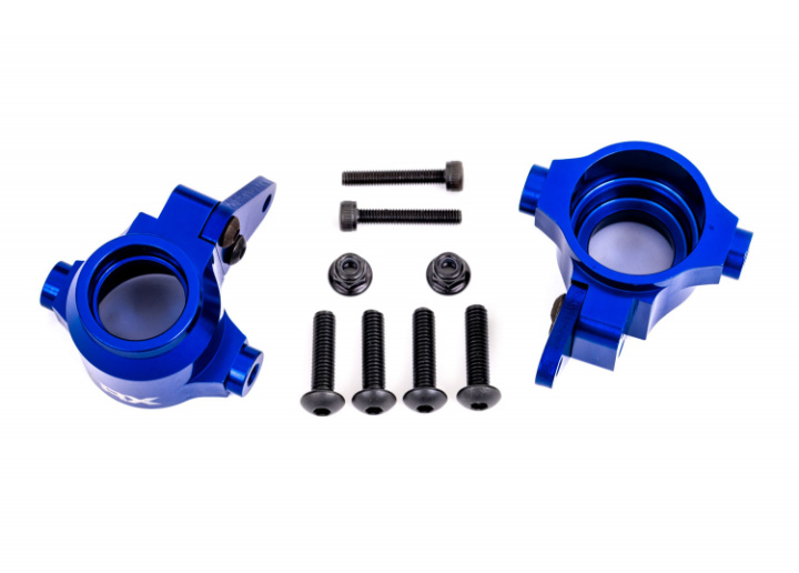 Styrspindlar Alu Blå (Pair) Sledge i gruppen Katalog / Fabrikat / T / Traxxas / Reservdelar hos Minicars Hobby Distribution AB (429635X)