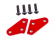 Steering Block Arms Alu Red (for #9635,#9637) (Pair) Sledge