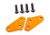 Steering Block Arms Alu Orange (for #9635,#9637) (Pair) Sledge