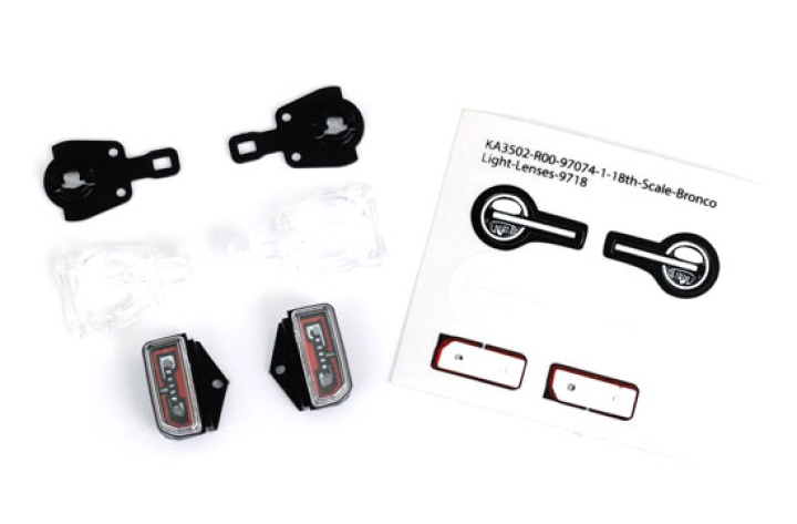 LED-Linser Set Komplett Ford Bronco TRX-4M i gruppen Katalog / Fabrikat / T / Traxxas / Reservdelar hos Minicars Hobby Distribution AB (429718)