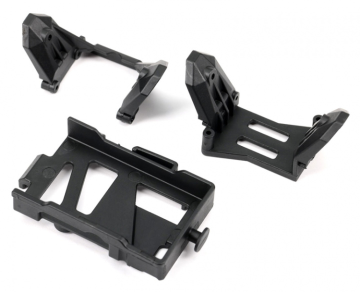 Stötdämparfäste F+B, Batterihållare TRX-4M i gruppen Katalog / Fabrikat / T / Traxxas / Reservdelar hos Minicars Hobby Distribution AB (429726)