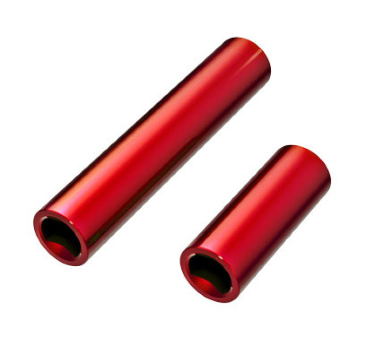 Kardanaxlar Alu Set Röd TRX-4M i gruppen Katalog / Fabrikat / T / Traxxas / Reservdelar hos Minicars Hobby Distribution AB (429752-RED)