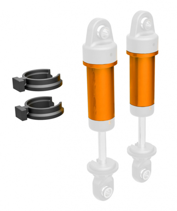 Stötdämparhus Alu Orange (2) TRX-4M i gruppen Katalog / Fabrikat / T / Traxxas / Tillbehör hos Minicars Hobby Distribution AB (429763-ORNG)