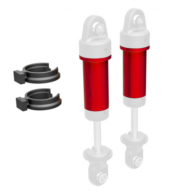 Stötdämparhus Alu Röd (2) TRX-4M i gruppen Katalog / Fabrikat / T / Traxxas / Tillbehör hos Minicars Hobby Distribution AB (429763-RED)