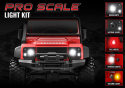 LED Ljus Fram- och Bak Set Komplett TRX-4M Defender