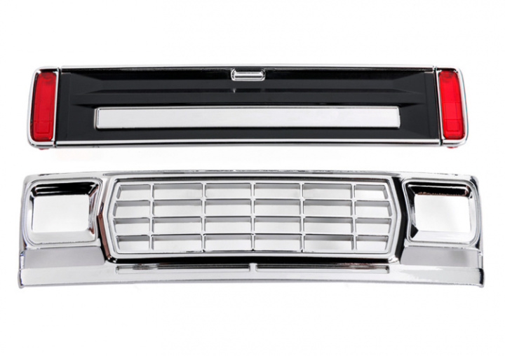 Grill, Bakläm Svart med LED-glas Ford F-150 TRX-4M i gruppen Katalog / Fabrikat / T / Traxxas / Karosser & Tillbehör hos Minicars Hobby Distribution AB (429819-BLK)