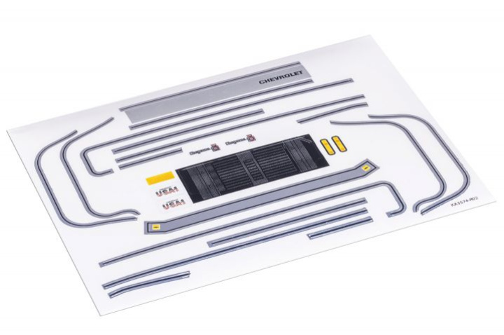 Dekalark Chevrolet K10 TRX-4M i gruppen Katalog / Fabrikat / T / Traxxas / Karosser & Tillbehör hos Minicars Hobby Distribution AB (429827)