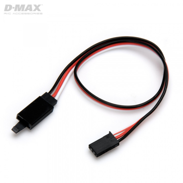 Förlängningskabel Servo Futaba med Lås 22AWG 300mm i gruppen Katalog / Fabrikat / D / DynoMAX / Kablar & Kontakter hos Minicars Hobby Distribution AB (B9522)