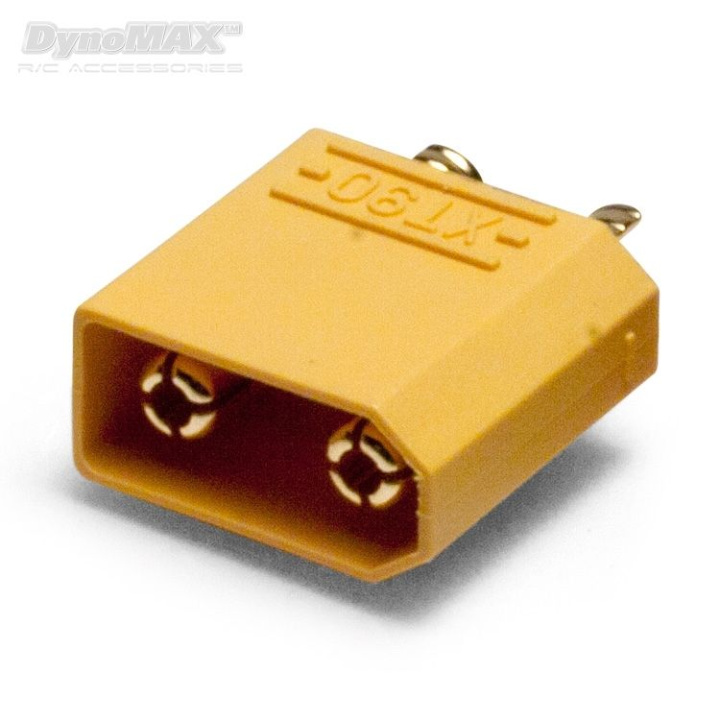 Kontakt XT90 4.5mm Hane 50st i gruppen Katalog / Fabrikat / D / DynoMAX / Kablar & Kontakter hos Minicars Hobby Distribution AB (B9566B)