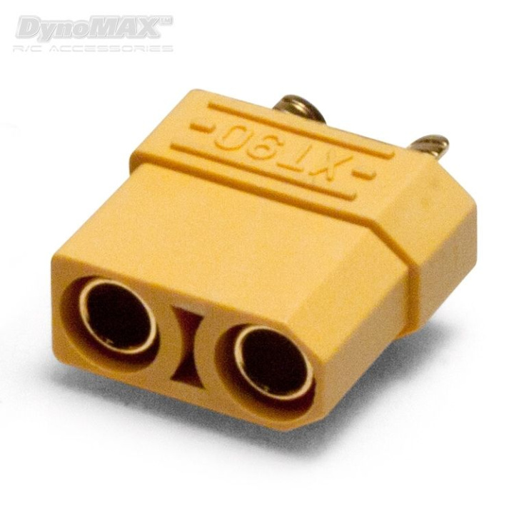 Kontakt XT90 4.5mm Hona 50st i gruppen Katalog / Fabrikat / D / DynoMAX / Kablar & Kontakter hos Minicars Hobby Distribution AB (B9566C)