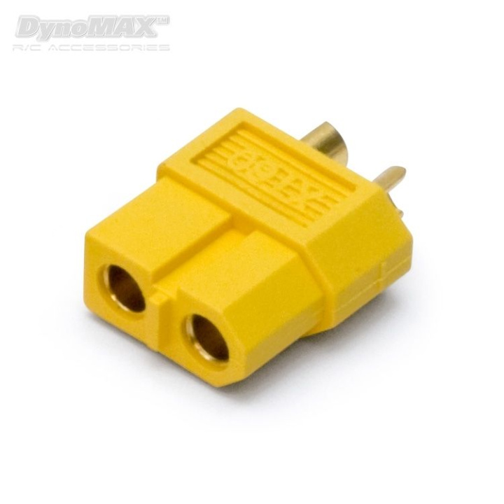 Kontakt XT60 3.5mm Hona 50st i gruppen Katalog / Fabrikat / D / DynoMAX / Kablar & Kontakter hos Minicars Hobby Distribution AB (B9567C)