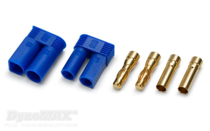 Kontakt EC5 5mm par i gruppen Katalog / Fabrikat / D / DynoMAX / Kablar & Kontakter hos Minicars Hobby Distribution AB (B9589)