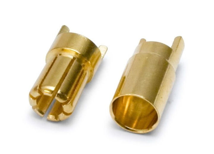 Kontakt Bullet 6mm Hona+Hane i gruppen Katalog / Fabrikat / D / DynoMAX / Kablar & Kontakter hos Minicars Hobby Distribution AB (B9593)