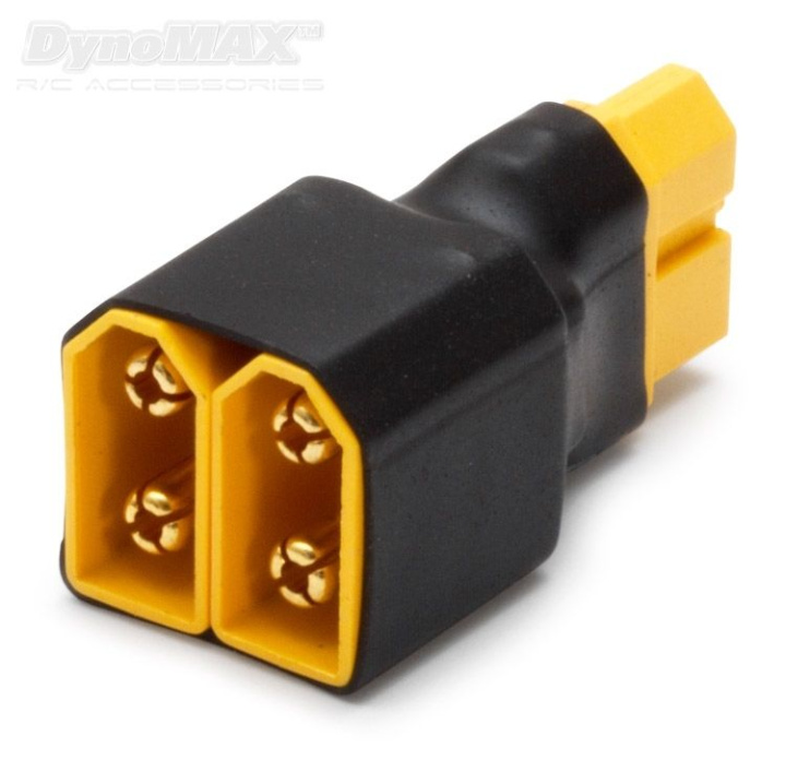 Kontakt Y-Adapter Parallell XT60 i gruppen Katalog / Tillbehör & Delar / Kontakter & Kablar / Y-kablar hos Minicars Hobby Distribution AB (B9715)