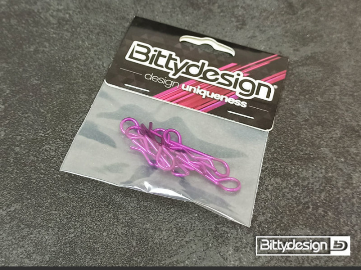 Karossklips Big Scale (8) - Rosa i gruppen Katalog / Fabrikat / B / Bittydesign / Bittydesign hos Minicars Hobby Distribution AB (BDBC-88P)
