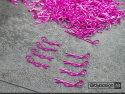 Karossklips Big Scale (8) - Rosa