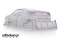 M-550 No-prep Dragracing kaross 1/10