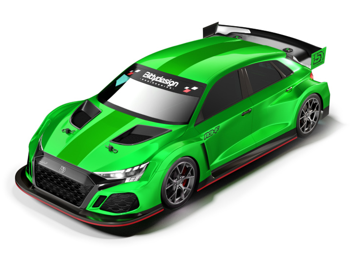 A3-F Kaross FWD 1/10 190mm i gruppen Katalog / Fabrikat / B / Bittydesign / Bittydesign hos Minicars Hobby Distribution AB (BDFWD-190A3F)