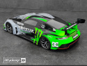 P-GT3R Kaross 1/10 GT 190mm (Omålad)