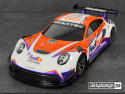 P-GT3R Kaross 1/10 GT 190mm (Omålad)