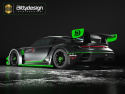 P-GT3R Kaross 1/10 GT 190mm (Omålad)