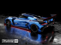 GT12 Karosserie JK12 unlackiert für 1/12 Supastox-Klasse