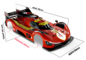 Hypercar Kaross 499T Omålad 1/10 190mm för Tamiya TT-02