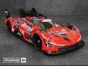 Hypercar Kaross 499T Omålad 1/10 190mm för Tamiya TT-02